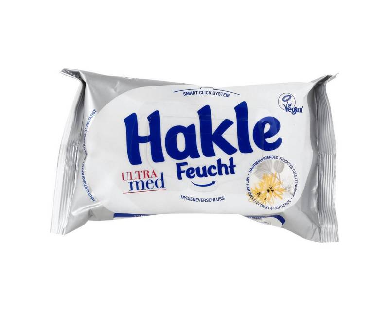 HAKLE feuchtes Toilettenpapier Hakle Feucht Ultra med 42 Blatt - Mit Hamamelis & Panthenol (1er Pack) von HAKLE