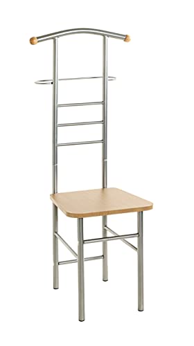 HAKU Möbel Herrendienerstuhl - aus Stahl mit Sitzfläche, Höhe 119 cm von HAKU ENJOY YOUR HOME APPRECIEZ VOTRE INTERIEUR