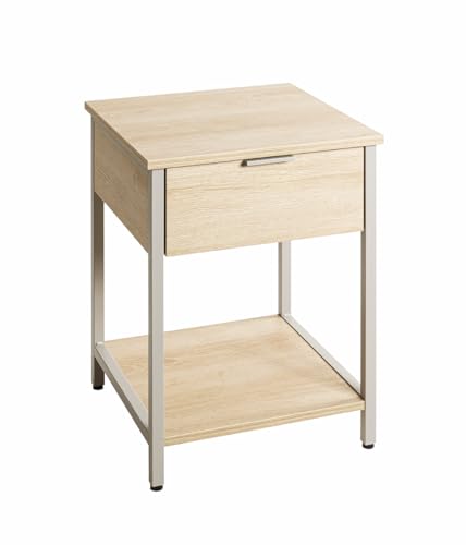 HAKU Möbel Beistelltisch, Eiche, grau, Metall, Spanplatte - Maße: B 40 x H 55 x T 40 cm, Style: Modern von HAKU Möbel