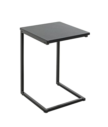 HAKU Möbel Beistelltisch, schwarz, MDF, Metall - Maße: B 33 x H 60 x T 35 cm, Style: Modern von HAKU Möbel