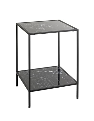 HAKU Möbel Beistelltisch, schwarz, Kunstmarmor, Metall - Maße: B 40 x H 60 x T 40 cm, Style: Art Deco HAKU Möbel Beistelltisch, schwarz, Kunstmarmor, Metall - Maße: B 40 x H 60 x T 40 cm, Style: Art Deco von HAKU Möbel