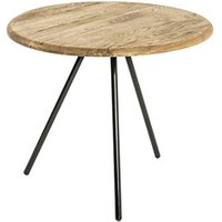 HAKU Möbel Beistelltisch Massivholz eiche 50,0 x 50,0 x 43,0 cm von HAKU Möbel