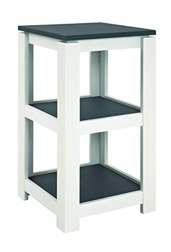 HAKU Möbel Beistelltisch granitoptik, weiß, MDF - Maße: B 40 cm x H 74 cm x T 40 cm, Style: Modern HAKU Möbel Beistelltisch granitoptik, weiß, MDF - Maße: B 40 cm x H 74 cm x T 40 cm, Style: Modern von HAKU Möbel