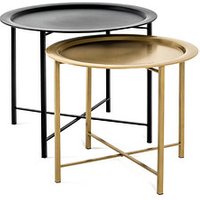 HAKU Möbel Couchtische-Set Metall schwarz von HAKU Möbel