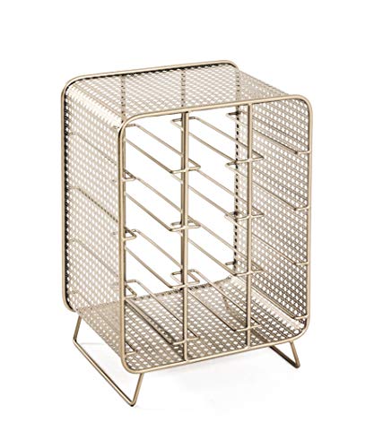 HAKU Möbel Flaschenregal Gold, Metall - Maße: B 30 cm x H 46 cm x T 24 cm, Style: Art Deco HAKU Möbel Flaschenregal Gold, Metall - Maße: B 30 cm x H 46 cm x T 24 cm, Style: Art Deco von HAKU Möbel