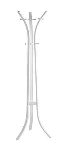 HAKU Möbel Garderobenständer weiß, Metall - Maße: H 177 cm x Ø 45 cm, Style: Modern von HAKU Möbel