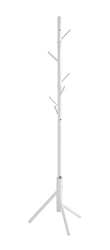 HAKU Möbel Garderobenständer weiß, Metall - Maße: H 173 cm x Ø 48 cm, Style: Traditional HAKU Möbel Garderobenständer weiß, Metall - Maße: H 173 cm x Ø 48 cm, Style: Traditional von HAKU Möbel
