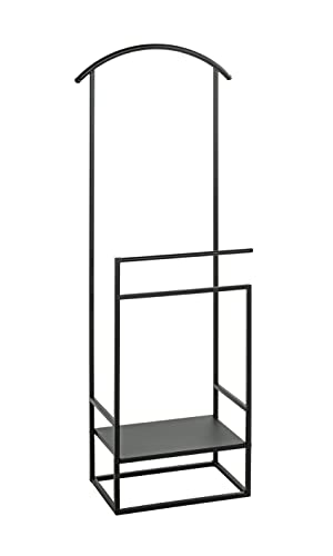 HAKU Möbel Herrendiener, Metall, schwarz, B 47 x T 26 x H 128 cm von HAKU Möbel