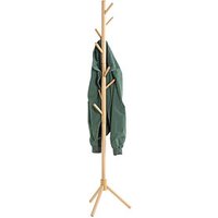 HAKU Möbel Kleiderständer 47179 braun Holz 8 Haken 43,0 x 174,0 cm von HAKU Möbel