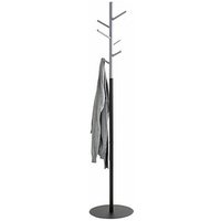 HAKU Möbel Kleiderständer 54524 schwarz Metall 6 Haken 36,0 x 170,0 cm von HAKU Möbel