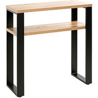 HAKU Möbel Konsolentisch Holz schwarz, braun 70,0 x 28,0 x 75,0 cm von HAKU Möbel