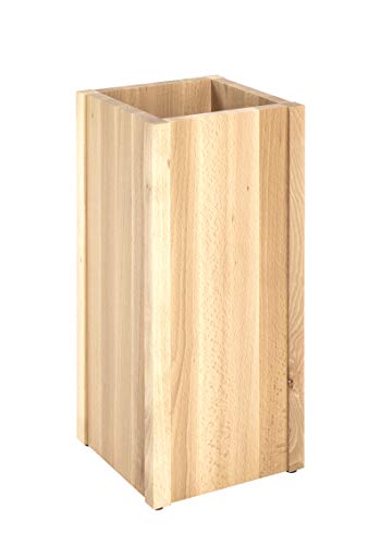 HAKU Möbel Schirmständer buche gedämpft, Massivholz - Maße: B 20 cm x H 45 cm x T 20 cm, Style: Modern von HAKU Möbel