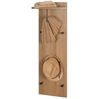 HAKU Möbel Wandgarderobe 37148 eiche Holz 5 Haken 30,0 x 100,0 cm von HAKU Möbel