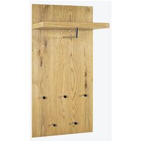 HAKU Möbel Wandgarderobe 15620 braun Holz 5 Haken 49,0 x 100,0 cm von HAKU Möbel