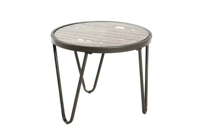 HAKU Beistelltisch HAKU Möbel Beistelltisch - anthrazit-natur - H. 43cm (1 Stück) von HAKU