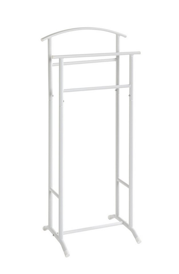 HAKU Herrendiener in weiß, Stahlrohr - 48x107x36cm (BxHxT) von HAKU