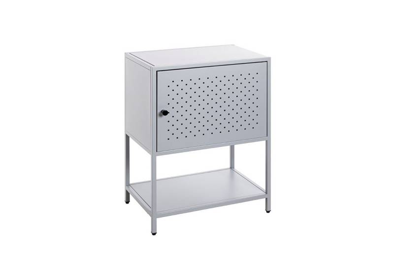 HAKU Konsolentisch Tisch in grau - Metall - H. 60cm x B. 45cm - Ablagetisch - Dekoration (1xKonsole, Beistelltisch - Schminktisch), Wandregal - Ablage - Konsolentisch - Sideboard von HAKU