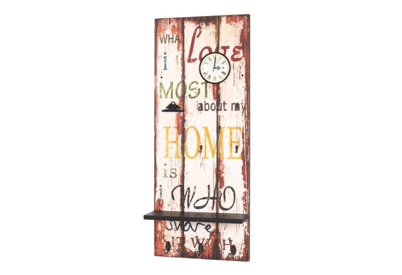 HAKU Memoboard HAKU Möbel Memoboard - creme-braun-vintage - H. 100cm x B. 40cm, (1 Stück) von HAKU