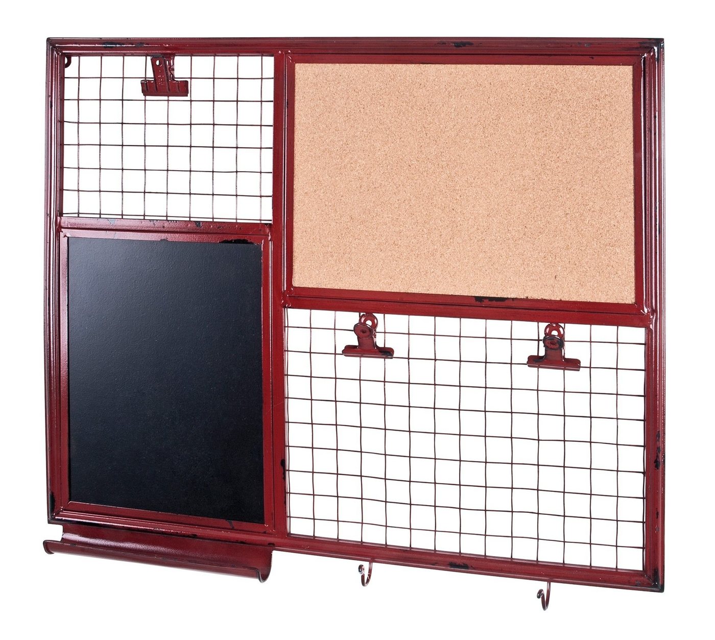 HAKU Magnettafel HAKU Möbel Memoboard (BHT 65x57x6 cm) BHT 65x57x6 cm rot Mülleimer von HAKU