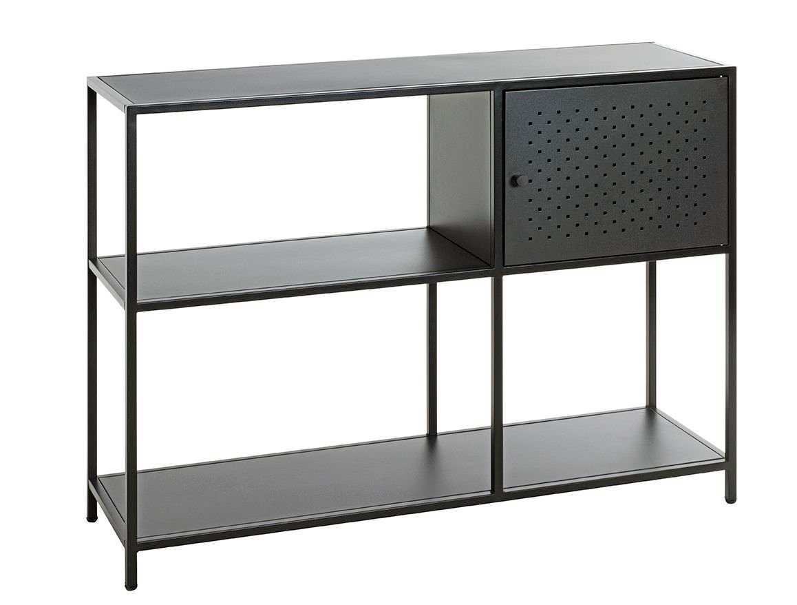 HAKU Wohnzimmer-Set Haku Regal schwarz B100 x H75 x T30 cm HAKU Wohnzimmer-Set Haku Regal schwarz B100 x H75 x T30 cm von HAKU