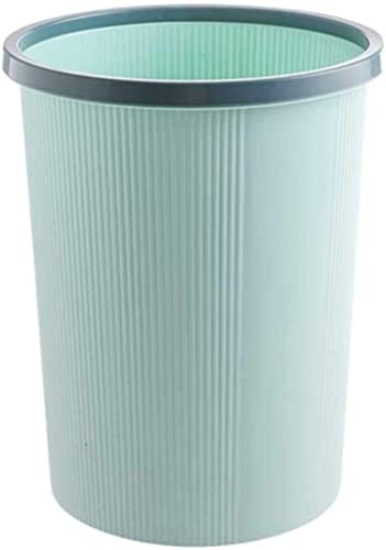 HALAHAI MüLleimer MistküBel Runder Mülleimer, Mülleimer for Badezimmer, Gästetoiletten, Küchen, Heimbüros MüLleimer BüRo (Color : Light Blue) von HALAHAI