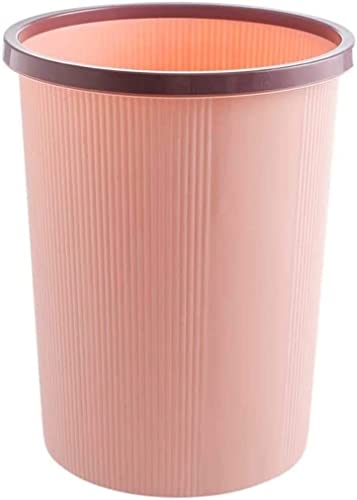 HALAHAI MüLleimer MistküBel Runder Mülleimer, Mülleimer for Badezimmer, Gästetoiletten, Küchen, Heimbüros MüLleimer BüRo (Color : Pink) von HALAHAI