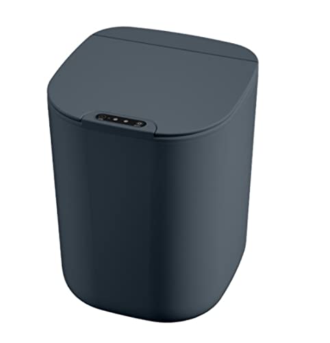 HALAHAI MüLleimer MistküBel Smart Sensor Mülleimer Berührungslos Für Die Hygienische Abfallentsorgung Mülleimer Mit Deckel Haushalt Badezimmer MüLleimer BüRo (Color : G, Size : 23.5 * 23.5 * 29.5cm) von HALAHAI