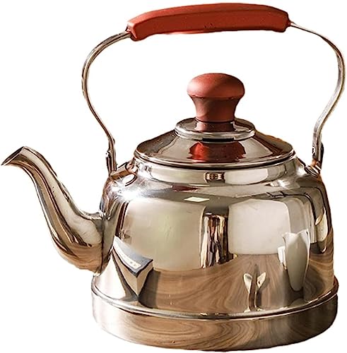 HALAHAI Wasserkessel Teekessel Mit Teeablauf Wasserkocher Topf Universal Herd Wasserkocher Edelstahl Teekannen Teekanne Für Induktionsherd Teekessel Flötenkessel (Color : C, Size : 1L) von HALAHAI