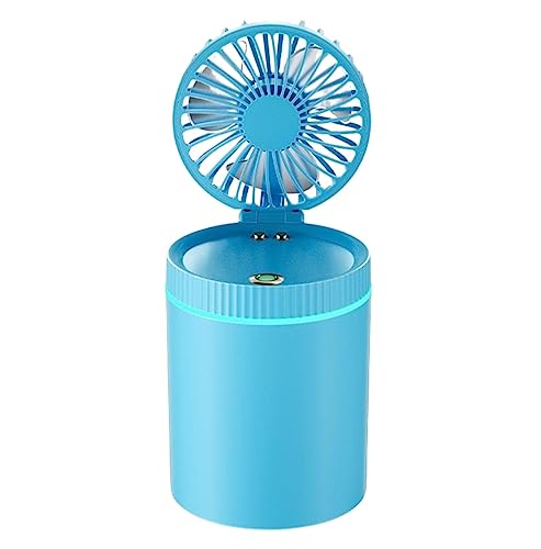 Handventilator Ventilator Hand Kleiner Ventilator Nebelventilator, Tragbarer Klimaanlagenventilator, USB-Luftbefeuchter Mit Ventilator Für Schlafzimmer, Schreibtisch, Reisen Tragbarer Ventilator ( Col von HALAHAI