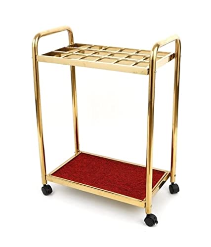 Regenschirmständer, Regenschirmhalter, Regenschirmständer für den Innenbereich, mit Universal-Rad, Schirmständer, Bodenständer, Schirmständer für Hotel, Lobby, Schirmständer, Regenschirmeimer, Flur von HALAHAI