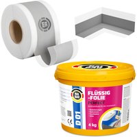 HALBAU Dichtset für Duschabdichtung Bad Abdichtung Dichtband Flüssigfolie 4kg H05 HALBAU Dichtset für Duschabdichtung Bad Abdichtung Dichtband Flüssigfolie 4kg H05 von HALBAU