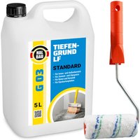 Tiefengrund Standard lf G03 - 5L + Farbrolle 10cm - Halbau von HALBAU