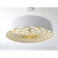 Ornamentlampe, Harmonieornament, Moderne Pendelleuchte, Designlampe, Deckenleuchte, Lotus2 von HALBEINS