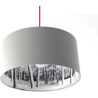 Pendellampe Oder Deckenlampe, Wald Mit Rotem Kabel von HALBEINS