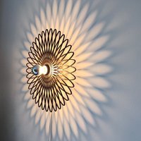 Schattenwandleuchte, Deckenlampe, Schattenleuchte , Ornament, Spirale von HALBEINS