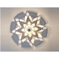 Wandleuchte, Deckenlampe, Blume, Mandala von HALBEINS