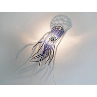 Wandleuchte, Qualle, Schattenwurf, Led, Moderne Wandlampe, Deckenlampe von HALBEINS