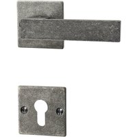 Halcö - Türbeschlag Lech Türgriff auf Rosette pz verzinkt schwarz Halcö - Türbeschlag Lech Türgriff auf Rosette pz verzinkt schwarz von HALCÖ