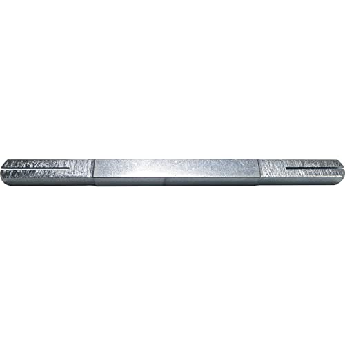 Kerbstift abgesetzt von 8 auf 8,5 mm Länge 100 mm (mit Kerbe) Stahl verzinkt von HALCÖ