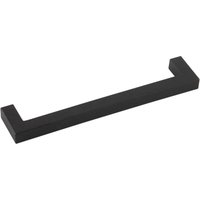Halcö - Möbelgriff Schubladengriff Ischgl la 128mm, Breite 140mm, Schwarzstahl von HALCÖ