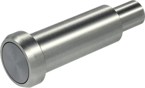 Federndes Druckstück, glatte Ausführung/rostfreier Stahl, Standard-Federkraft | d1=12 mm | 22070.0112 von HALDER
