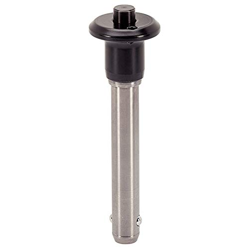 Kugelsperrbolzen, selbstsichernd, mit Pilzgriff | d1=8 mm / l1=60 mm / Rostfreier Stahl 1.4305 | 22340.0231 von HALDER