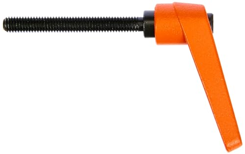 HALDER 24400.0191 Verstellbare Klemmhebel, Orange, d1=14 mm / d2=M6 / l1=50 mm von HALDER