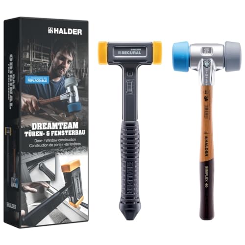 HALDER Aktionsbox Dreamteam Türen- & Fensterbau, SIMPLEX-Schonhammer 50:40, TPE-soft/TPE-mid und SECURAL plus-Schonhammer | 3113s003 von HALDER