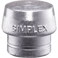 SIMPLEX-Einsatz, Weichmetall, silber, 60 mm - Halder von Halder
