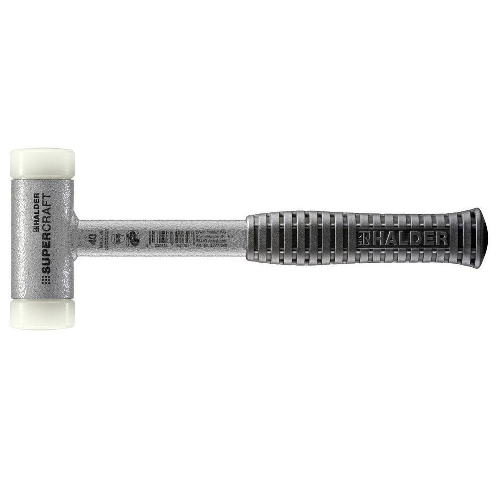 HALDER Hammer Halder SUPERCRAFT 3377.040 Schonhammer ergonomischer Griff, hart 805 g HALDER Hammer Halder SUPERCRAFT 3377.040 Schonhammer ergonomischer Griff, hart 805 g von HALDER