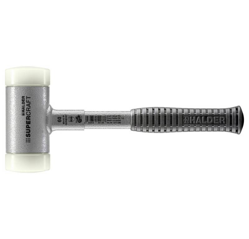 HALDER Hammer Halder SUPERCRAFT 3377.060 Schonhammer ergonomischer Griff, hart 1750 von HALDER