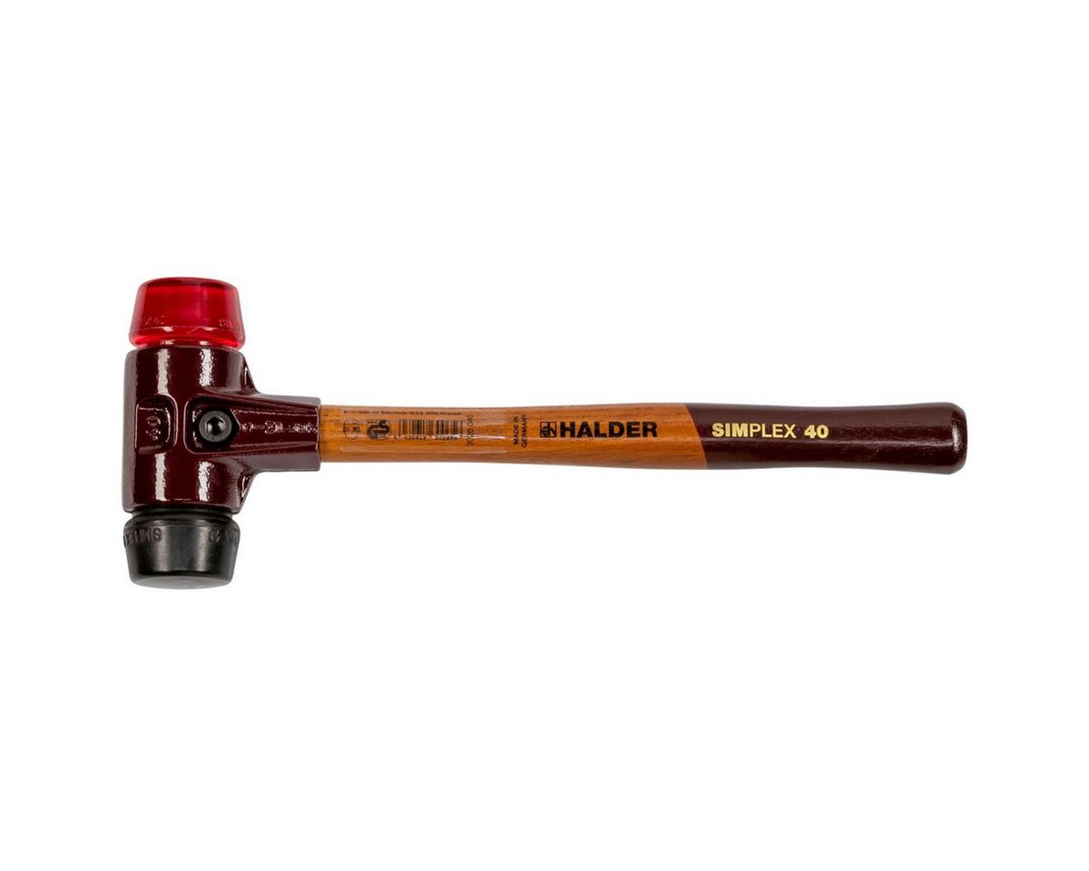 HALDER Hammer SIMPLEX-Schonhammer 40 GUMMIK./PLASTIK TE SIMPLE von HALDER