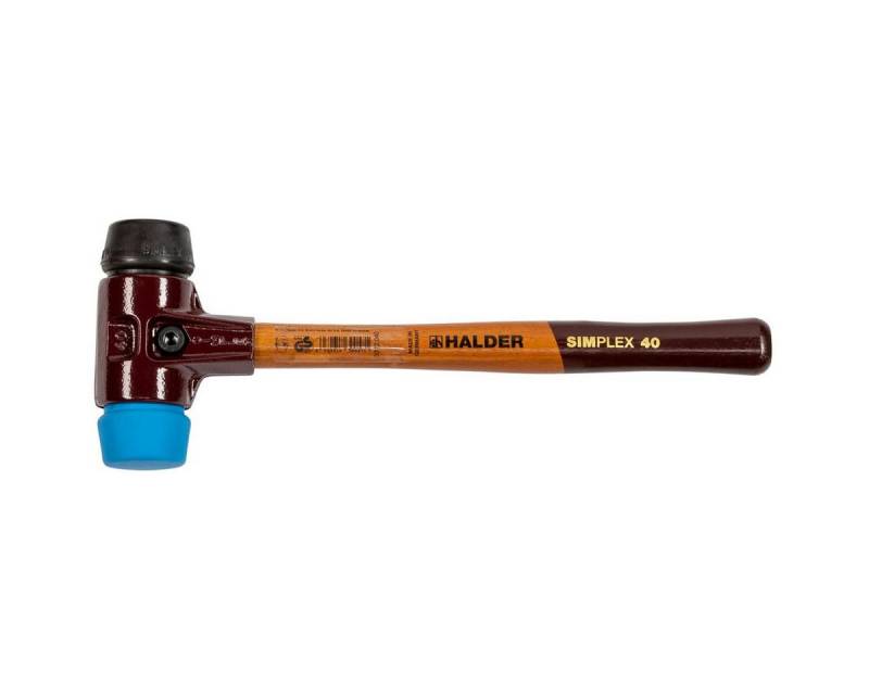 HALDER Hammer SIMPLEX-Schonhammer 40 TPE-soft/GUMMIK. TE SIMPL von HALDER