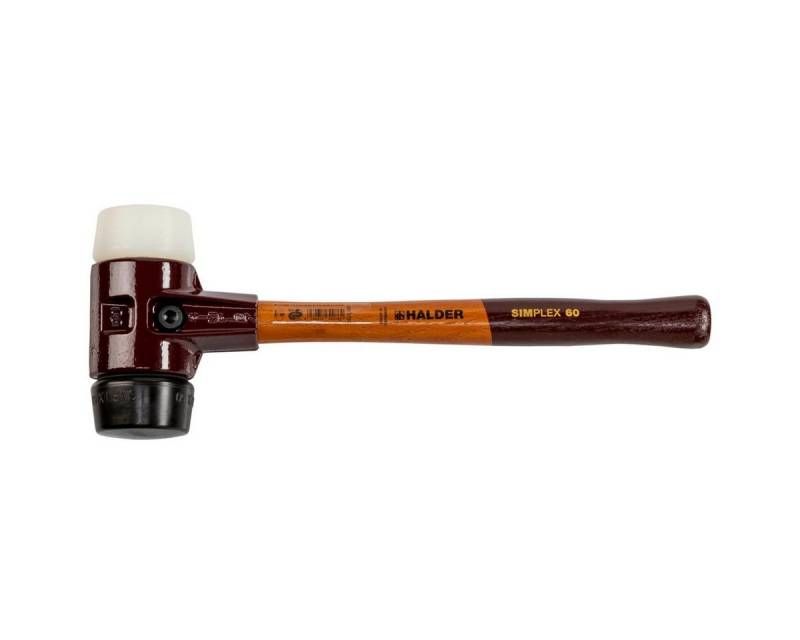 HALDER Hammer SIMPLEX-Schonhammer 60 GUMMIK./NYLON TE SIMPLEX von HALDER